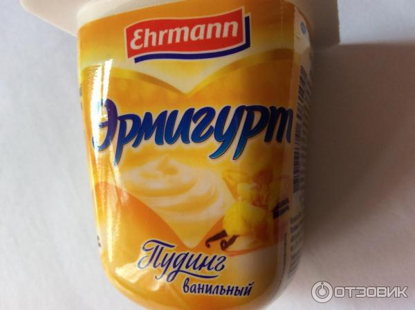 Пудинг Ehrmann Эрмигурт со вкусом ванили 3,0% фото