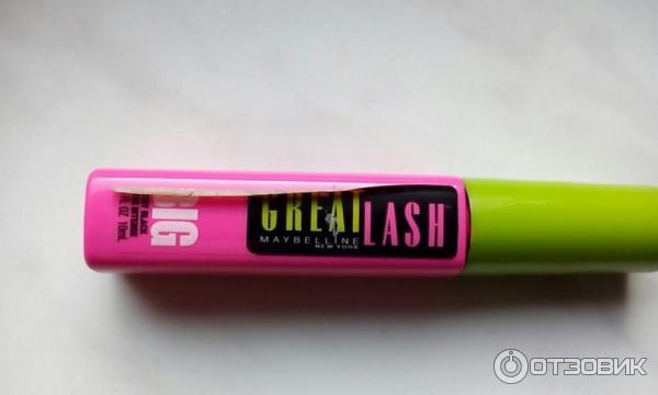 Тушь для ресниц Maybelline New York Great Lash Blackest Black Mascara фото