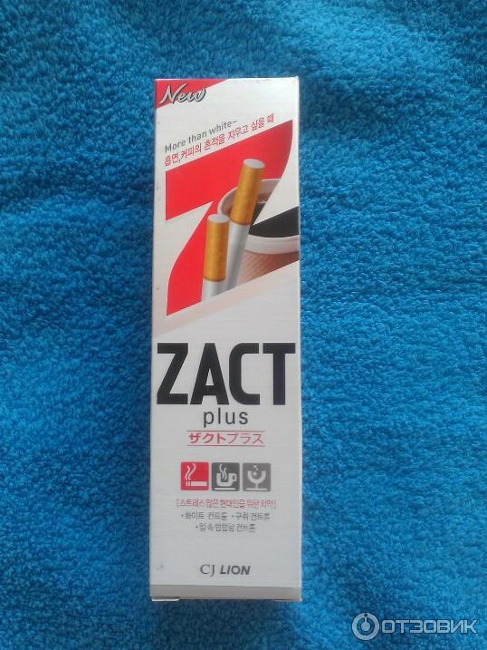 Зубная паста ZACT plus фото