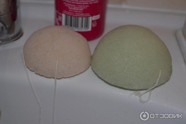 Спонж для умывания из конняку Hubei Yizhi Konjac Biotechnology Konjac Sponge фото