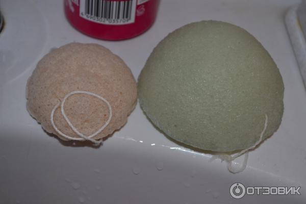 Спонж для умывания из конняку Hubei Yizhi Konjac Biotechnology Konjac Sponge фото