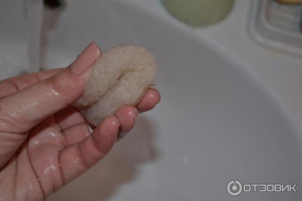 Спонж для умывания из конняку Hubei Yizhi Konjac Biotechnology Konjac Sponge фото