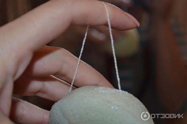 Спонж для умывания из конняку Hubei Yizhi Konjac Biotechnology Konjac Sponge фото