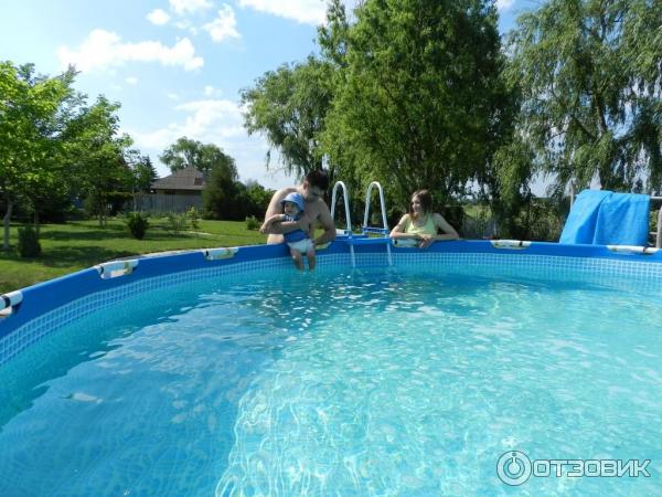 Комплексное средство для очистки воды в бассейнах в поплавке-дозаторе mak 4 фото