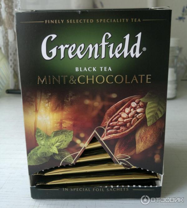 Чай Greenfield Mint and Chocolate в пирамидках фото