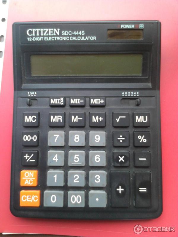 Отзыв о Калькулятор Citizen SDC-444S | Отличный выбор для работы