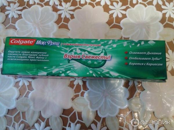 Зубная паста Colgate Max Fresh С освежающими кристаллами фото