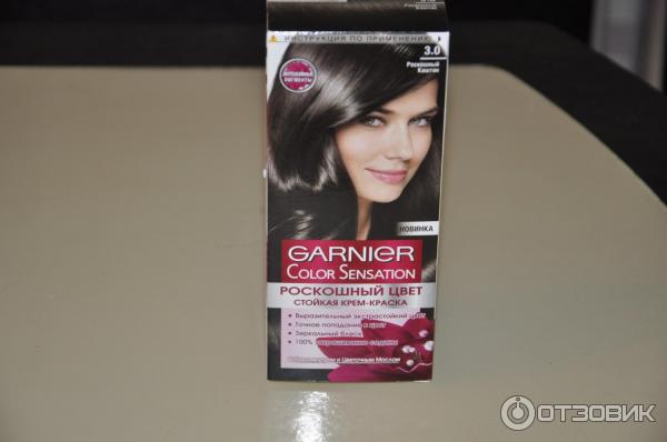 Стойкая крем краска для волос Garnier color sensation