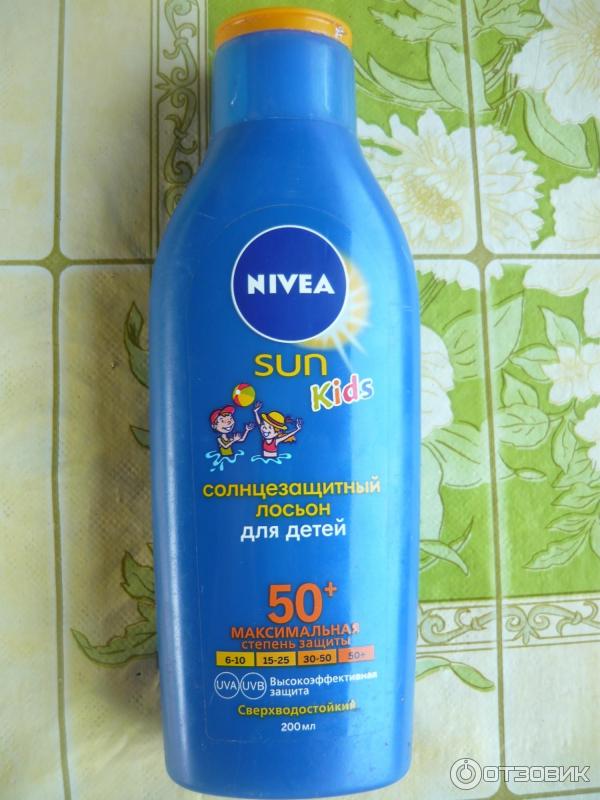 Солнцезащитный лосьон для детей Nivea Sun Kids SPF 50 фото