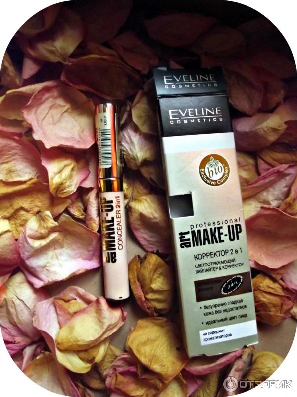 Корректор Eveline Professional Art Make-Up Concealer 2 in 1 фото