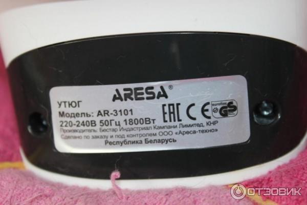 Утюг aresa AR-3101 фото