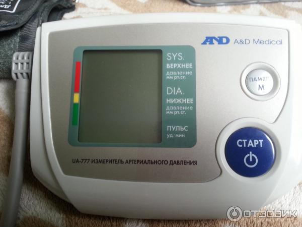 Тонометр автоматический A&D Medical UA-777 фото