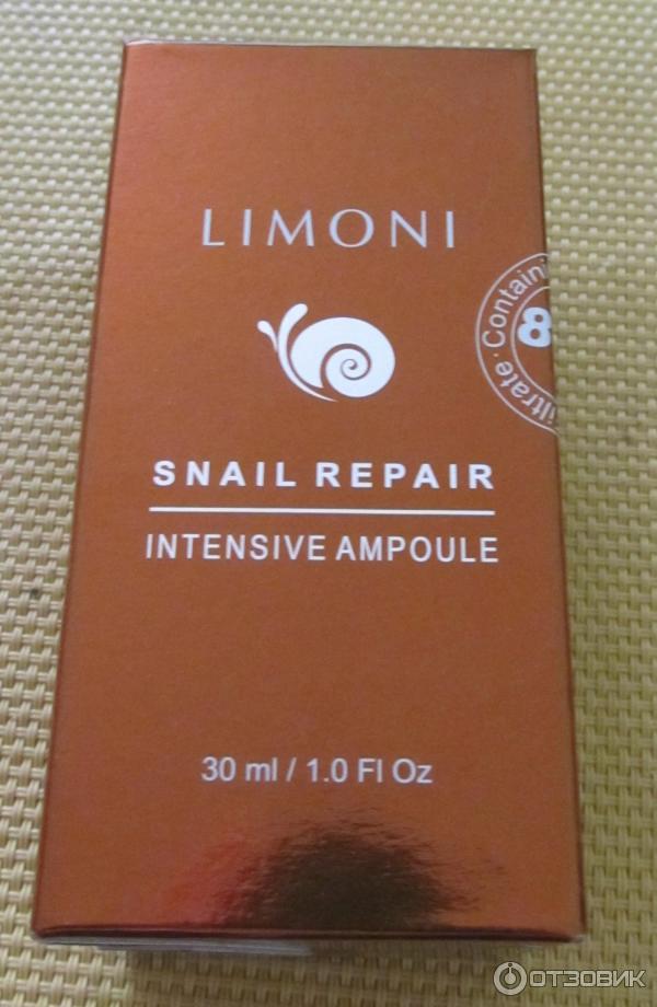 Восстанавливающая сыворотка Limoni Snail Repair Intensive Ampoule фото