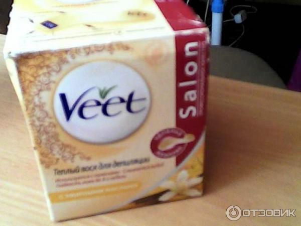 Теплый воск для депиляции Veet с эфирными маслами фото