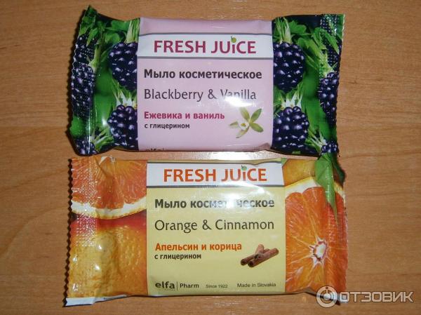 Мыло косметическое Fresh Juice фото