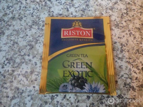 Чай Riston Green Exotic в пакетиках фото