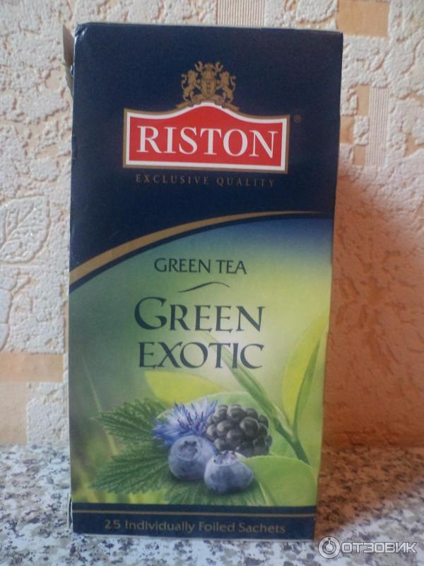 Чай Riston Green Exotic в пакетиках фото