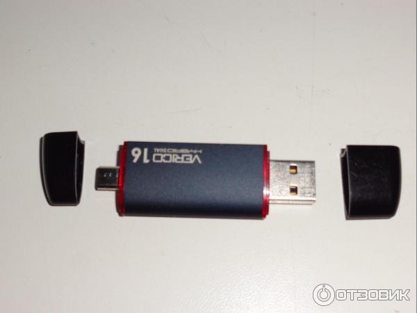 Флешка USB Flash drive Verico Hybrid Dual 16 GB фото