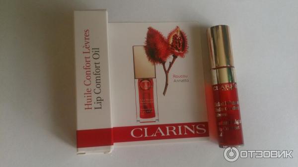 Масло для губ Clarins Eclat minute Huile Instant Light Lip Comfort oil фото