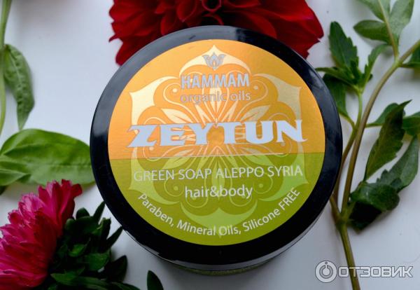 Густое аллепское мыло для волос и тела Hammam Organic Oils Zeytun фото