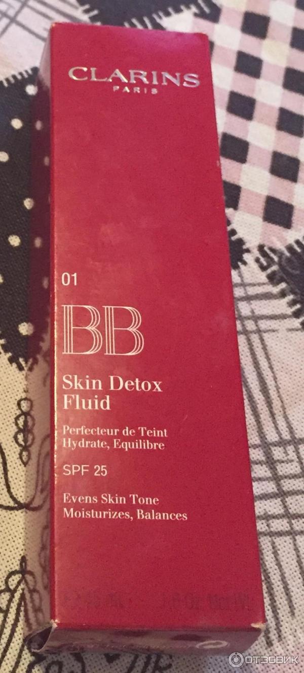 Bb крем skin detox fluid clarins spf 25 фото