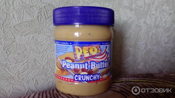 Арахисовое масло с кусочками арахиса Peanut Butter Crunchy фото