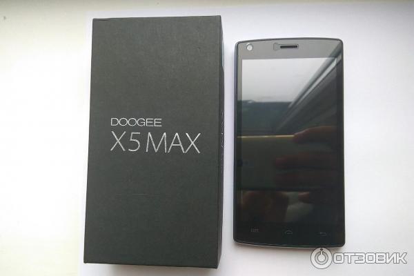 DOOGEE X5 MAX BLACK И КОРОБКА