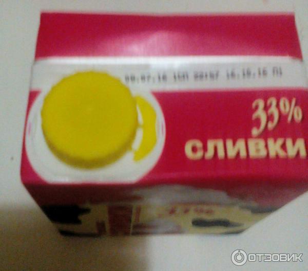 Сливки Петмол 33% фото