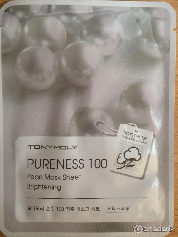 Тканевая маска для лица Tony Moly Pureness 100 Pearl фото