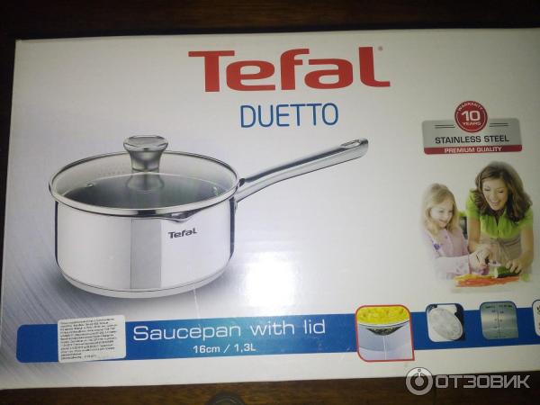 Кастрюля tefal duetto