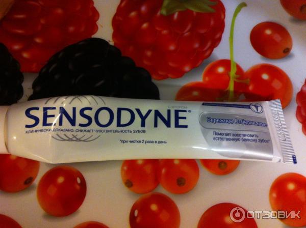 Зубная паста Sensodyne Бережное отбеливание фото