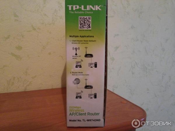 Wi-Fi роутер TP-Link TL-WR743ND фото