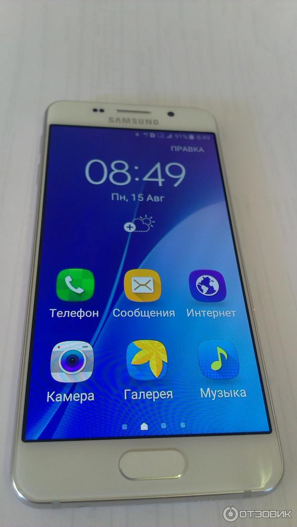 Смартфон Samsung Galaxy A3 (2016) фото