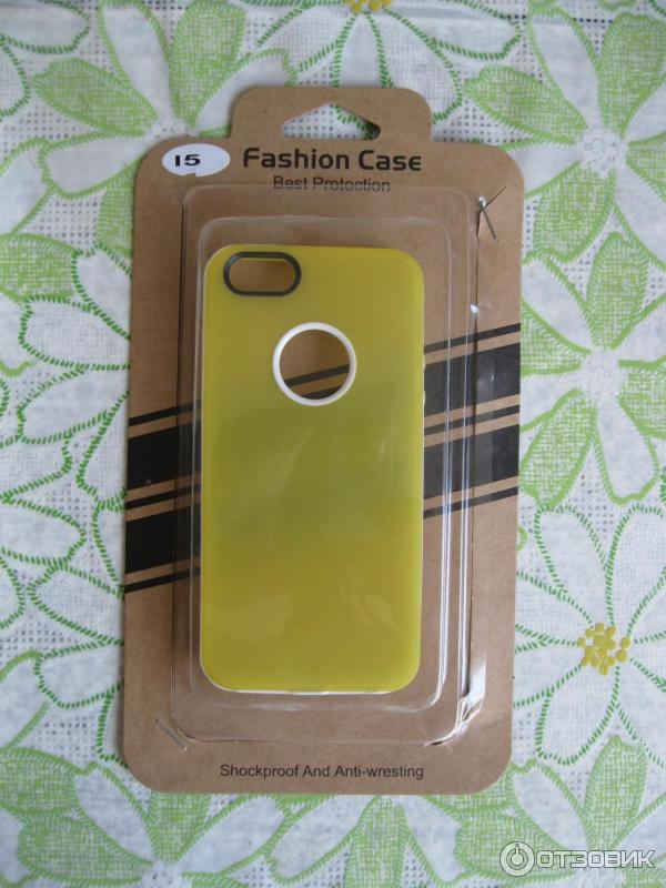 Чехол-накладка силиконовая для iPhone 5S Fashion Case фото