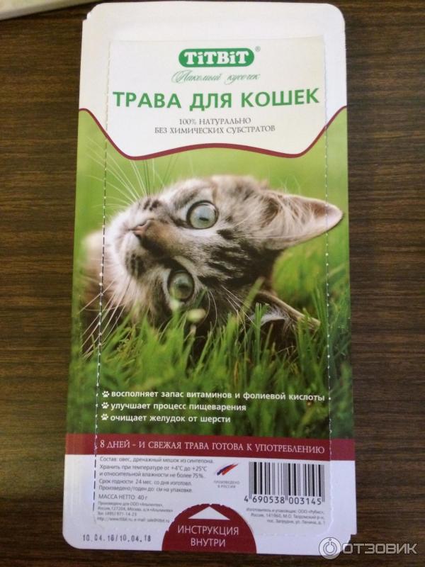 Трава для кошек TITBIT фото