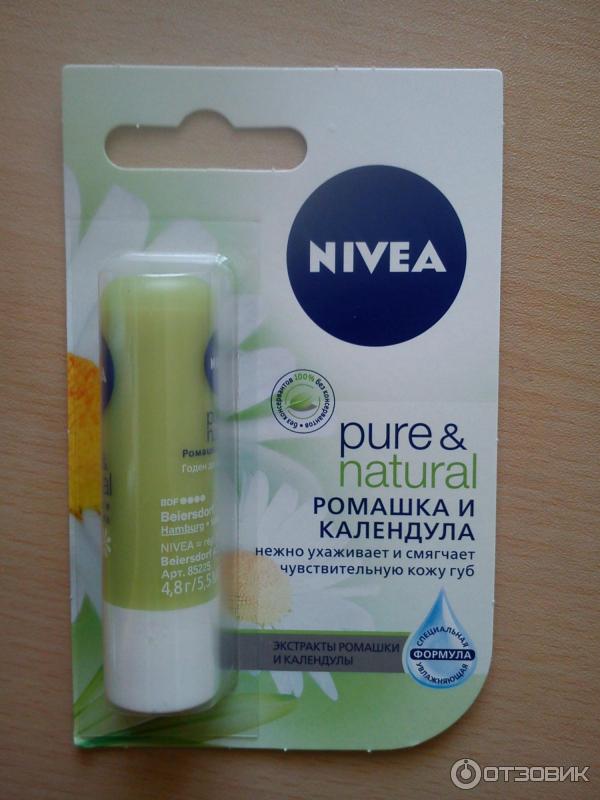 Бальзам для губ NIVEA Ромашка и календула фото