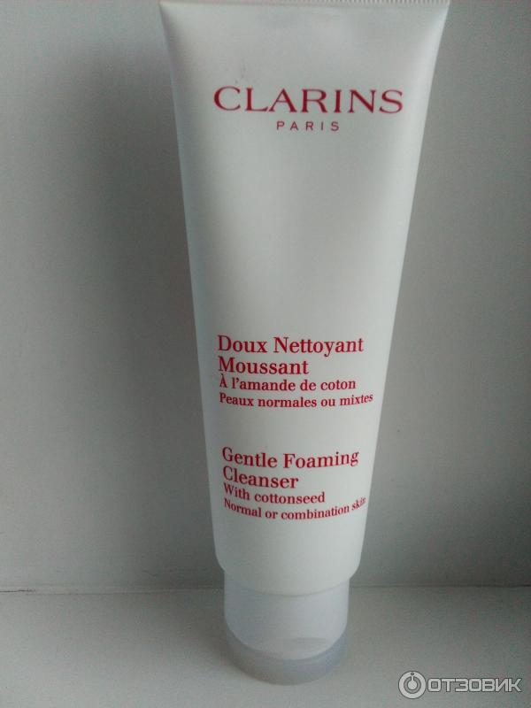 Пенка Clarins Gentle Foaming Cleanser With Cottonseed фото