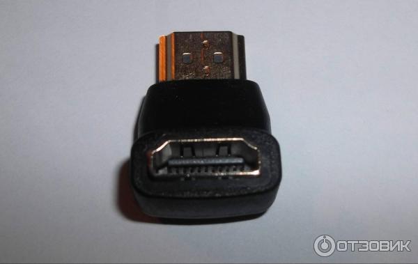 Адаптер SmartBuy HDMI Male-Female угловой разъем