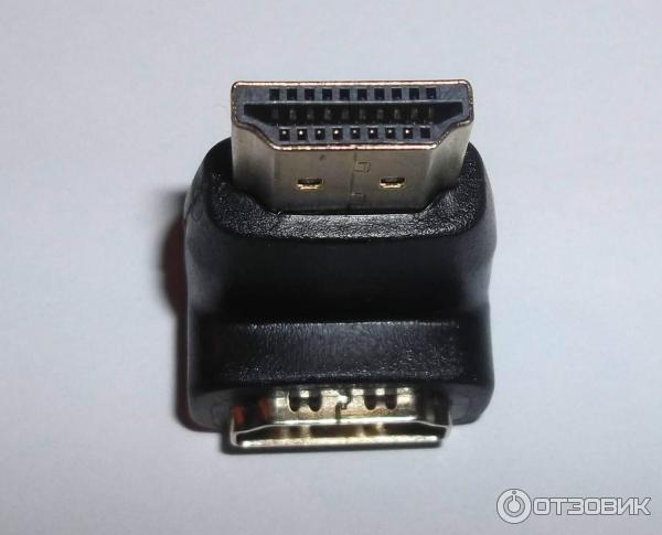 Адаптер SmartBuy HDMI Male-Female угловой разъем