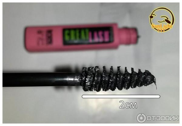 Тушь для ресниц Maybelline New York Great Lash Blackest Black Mascara фото