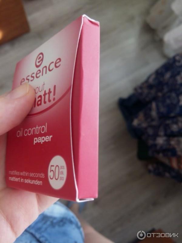 Матирующие салфетки для лица Essence All About Matt! Oil Control Paper фото