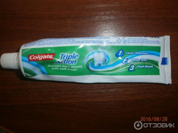 Зубная паста Colgate Triple Action фото