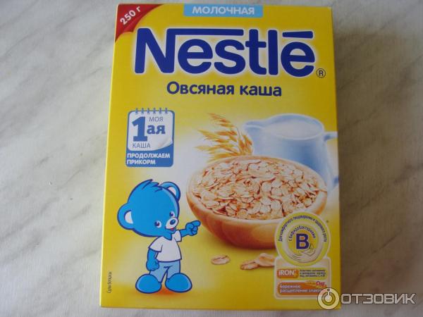 Каша овсяная молочная Nestle фото