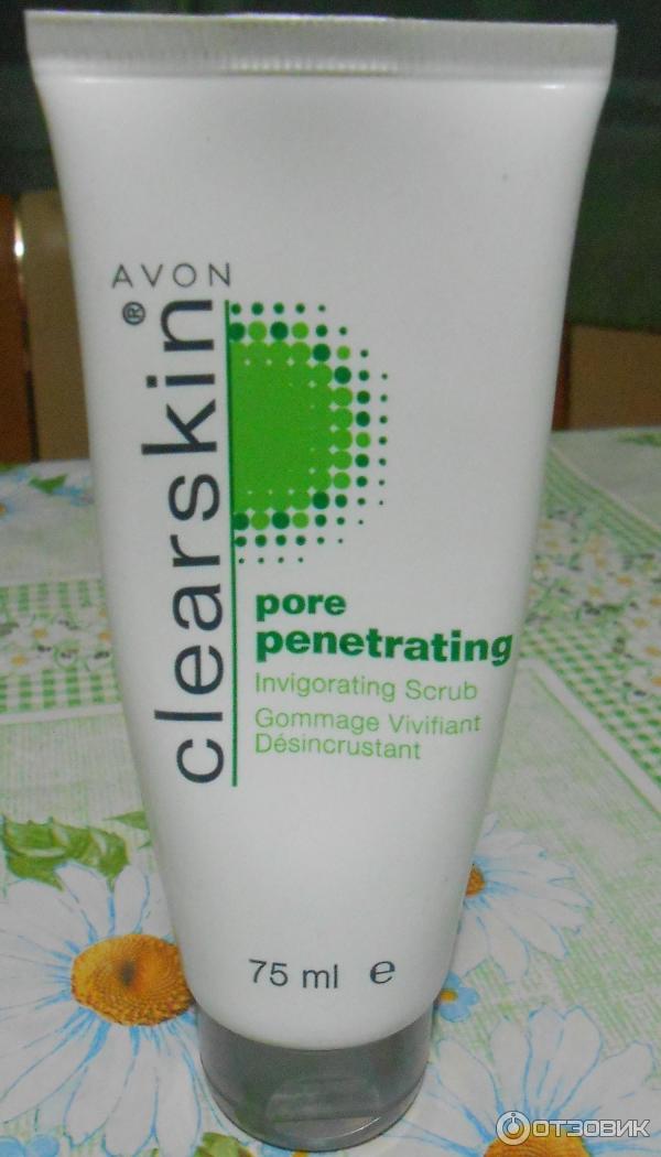 Скраб для лица Avon Clearskin pore penetrating фото