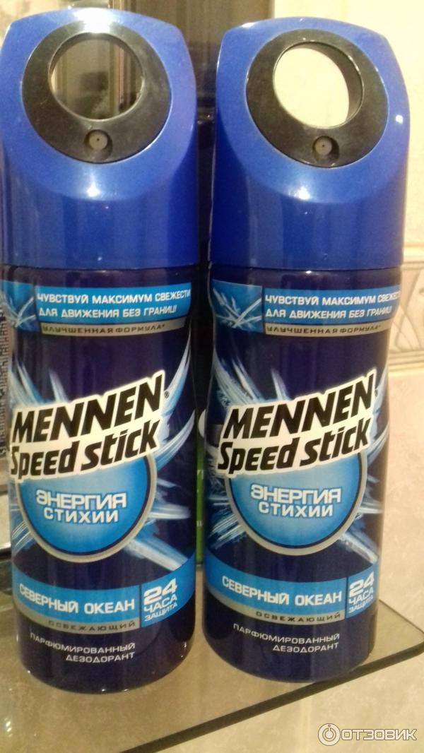 Дезодорант-аэрозоль для мужчин Mennen Speed Stick Энергия стихии фото