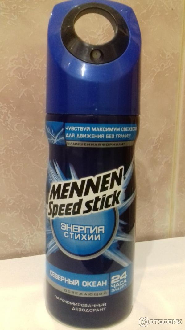 Дезодорант-аэрозоль для мужчин Mennen Speed Stick Энергия стихии фото