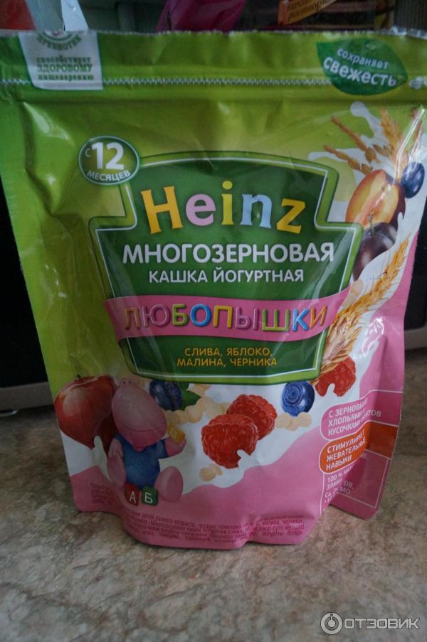 Каша Heinz многозерновая йогуртная Любопышки фото