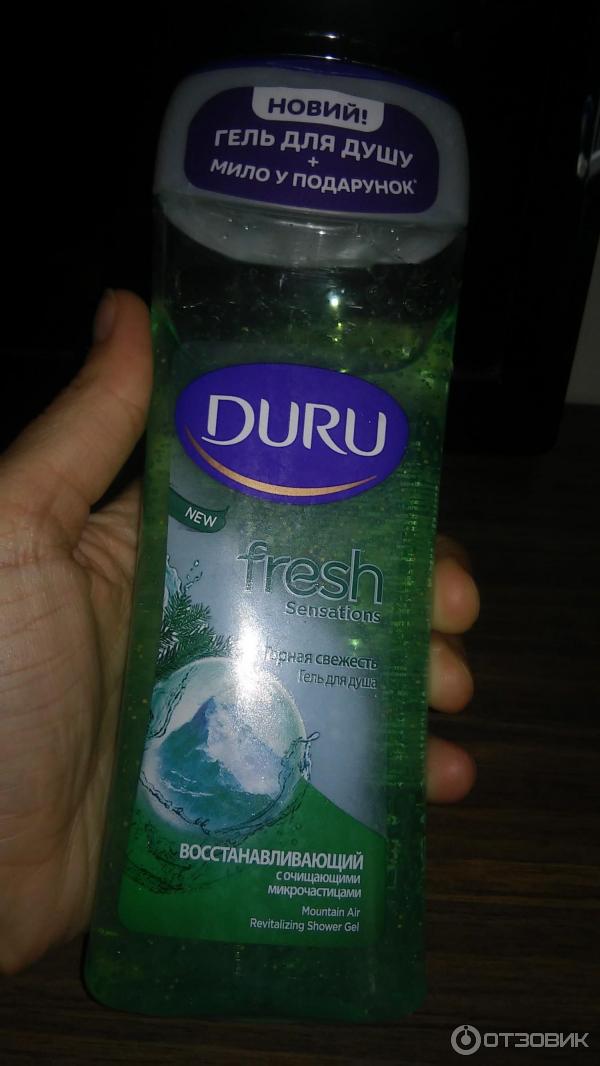 Гель для душа Duru fresh sensations Горная свежесть фото