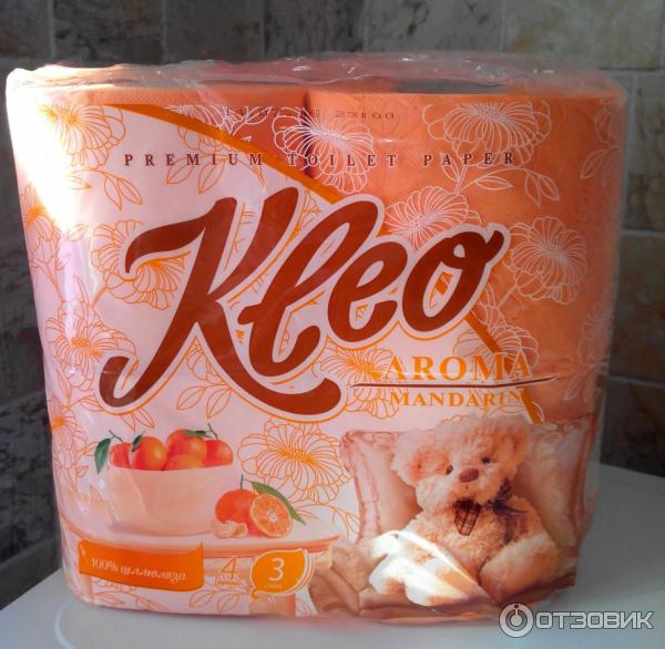 Отзыв о Туалетная бумага Kleo Aroma | отличная трехслойная бумага