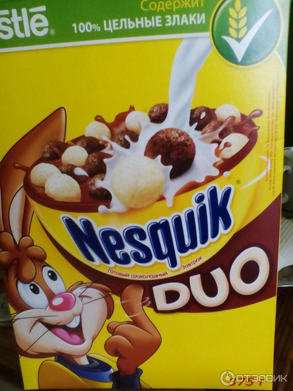 Готовый завтрак Nesquik Duo Nestle фото